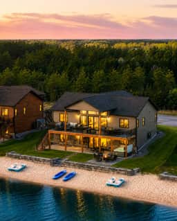 New! Sleeps 20 Luxurious Beachfront Retreat w/Hot Tub & Pickleball