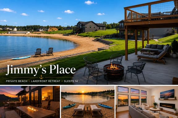 Jimmy’s Beach House | Private Beach + Arcade