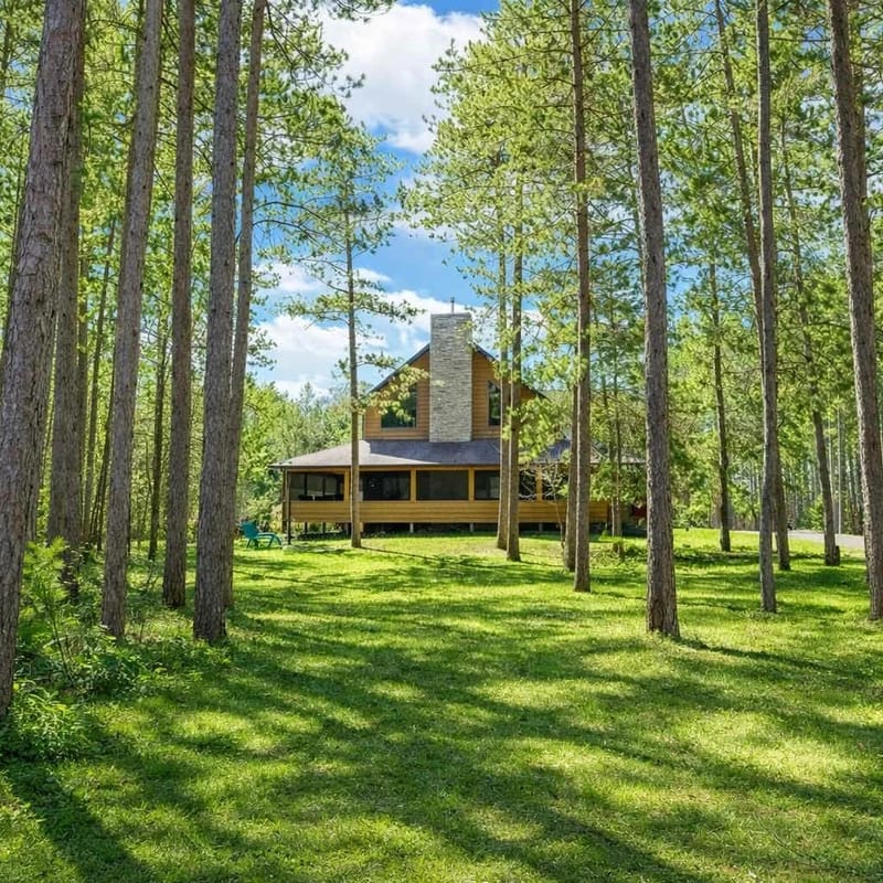 NEW! Luxurious Driftwood Lodge | Castle Rock Lake